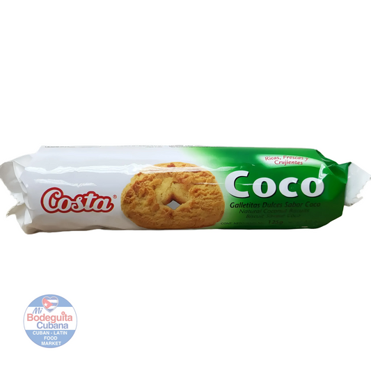GALLETAS SABOR COCO COSTA / 4.4 OZ