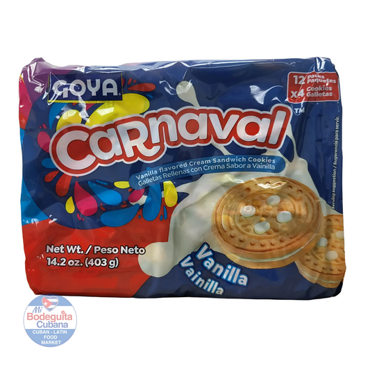 GALLETAS GOYA CARNAVAL VAINILLA 14.2 OZ