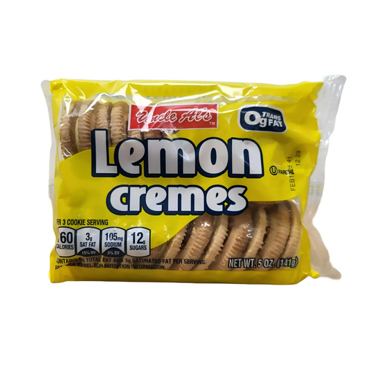 Galletas Oreo Sabor Limon Uncle Als 5 Oz