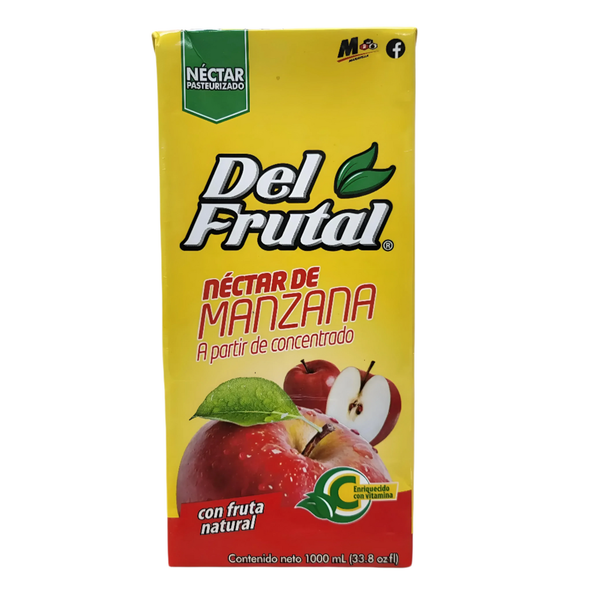 Jugo Nectar De Manzana Del Frutal / 33.8 Oz