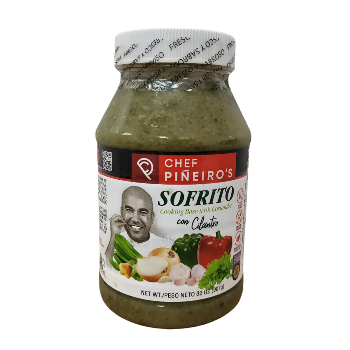 Chef Pineiro Sofrito Con Cilantro O Albahaca 32 Oz