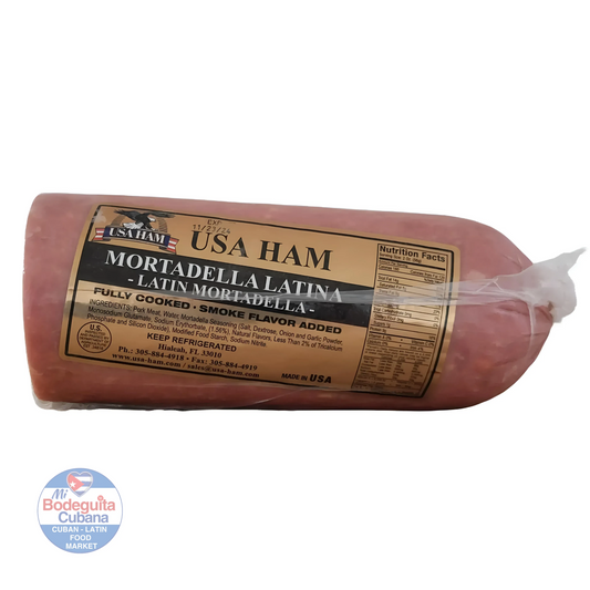 USA HAM MORTADELLA LATINA (PIEZA 1.5 LB +-)