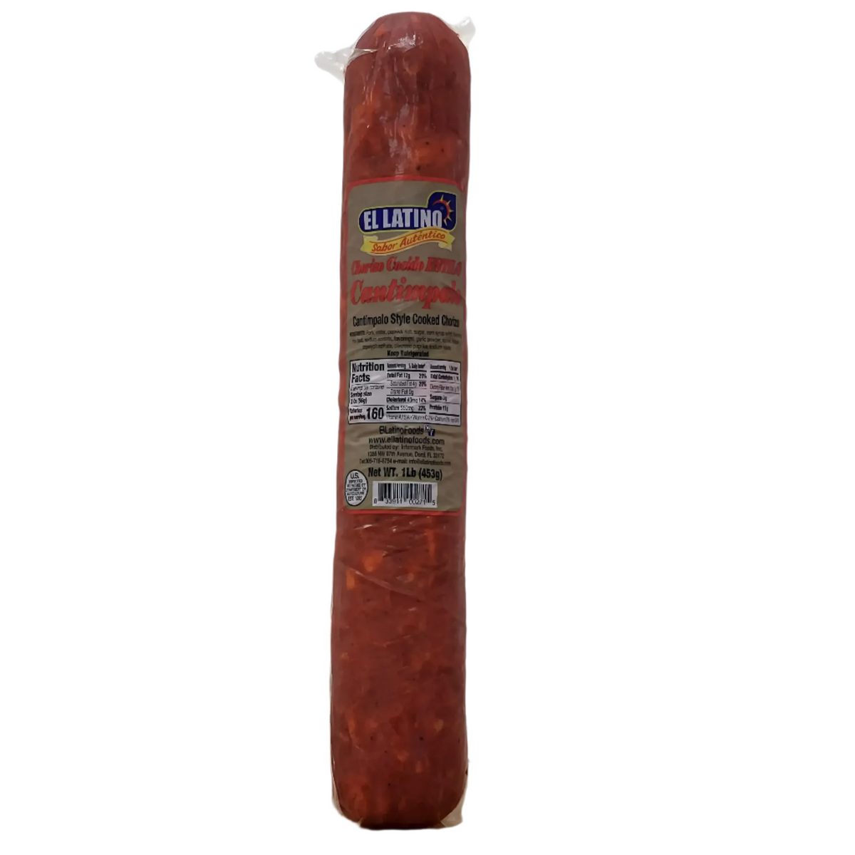 Chorizo Cantimpalo El Latino / 1Lb