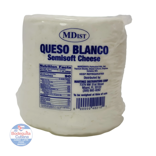 QUESO BLANCO MDIST (PIEZA 2 LB +-)
