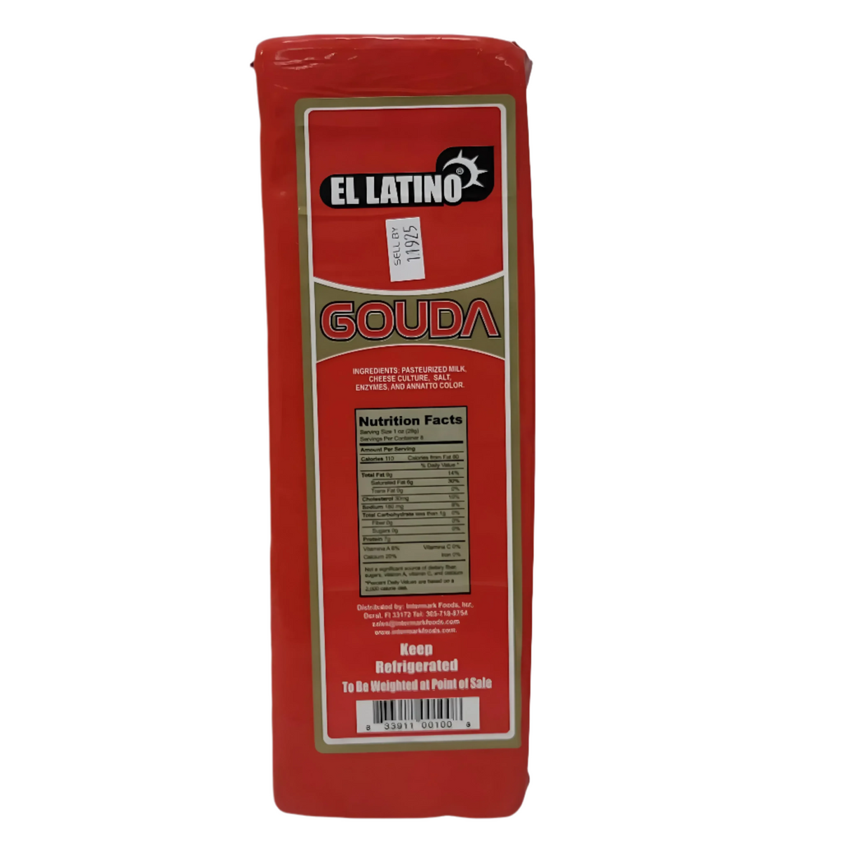 Queso Gouda En Barra El Latino / 5.6 Lb Aprox