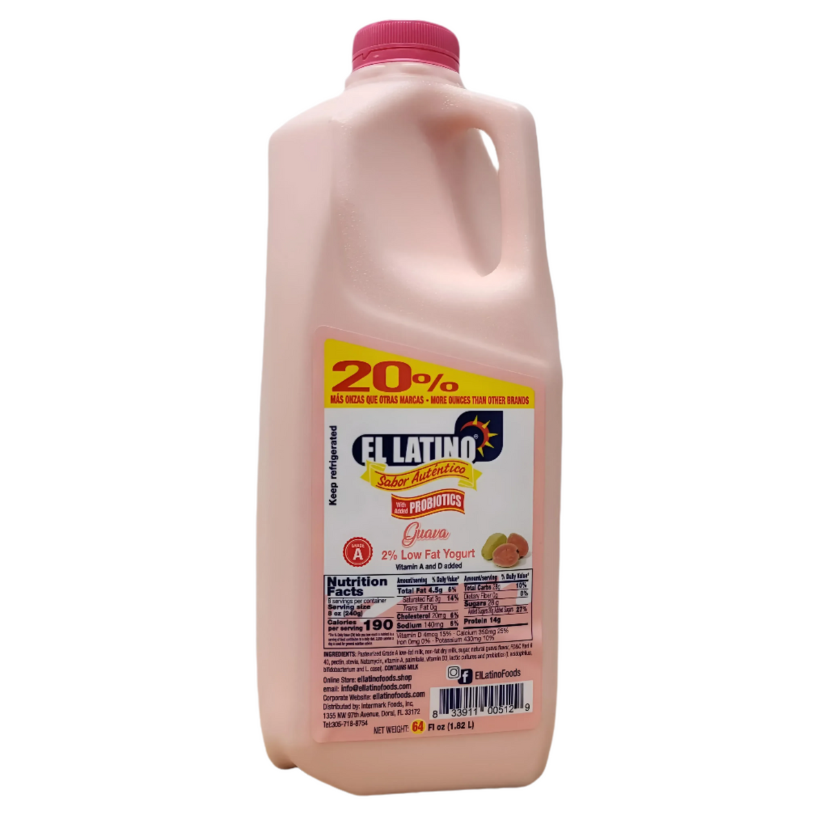 Yogurt De Guayaba El Latino