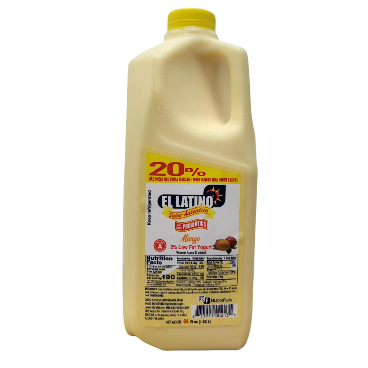 Yogurt De Mango El Latino / 64 Oz