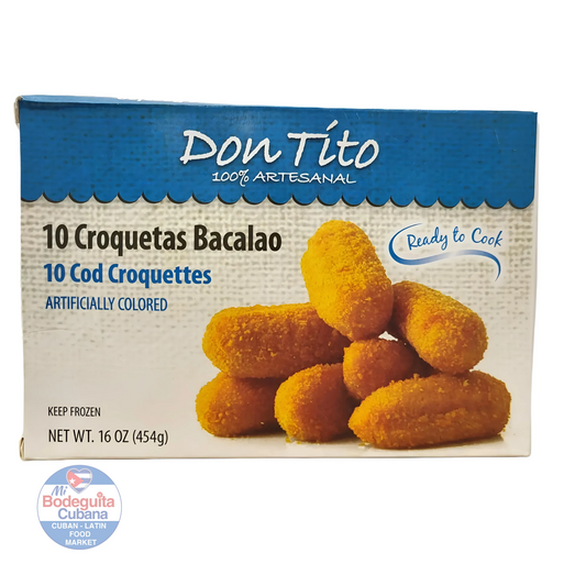 CROQUETAS DE BACALAO DON TITO / 10 CT
