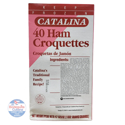 CROQUETAS DE JAMÓN CATALINA 40 CT