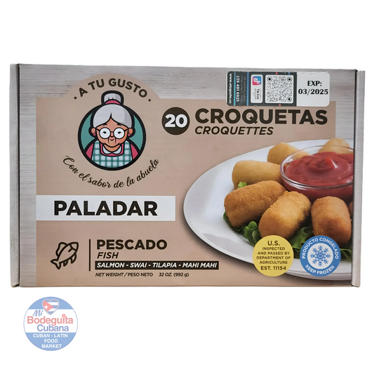 CROQUETAS DE PESCADO A TU GUSTO - 20 CT