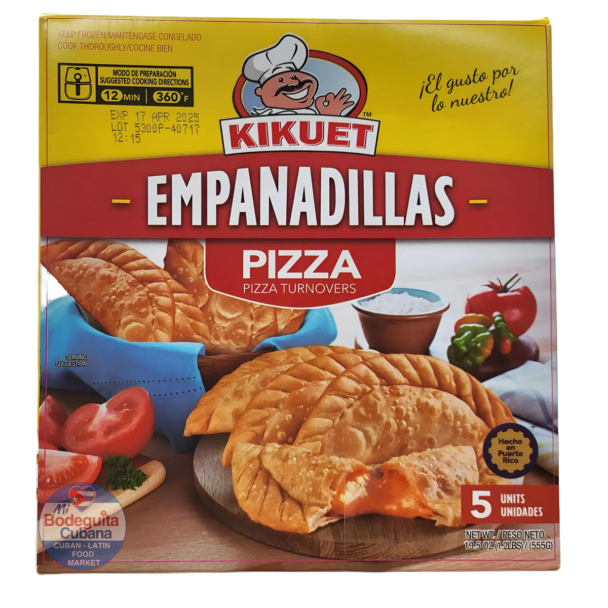 Kikuet Empanada Pizza 5Ct