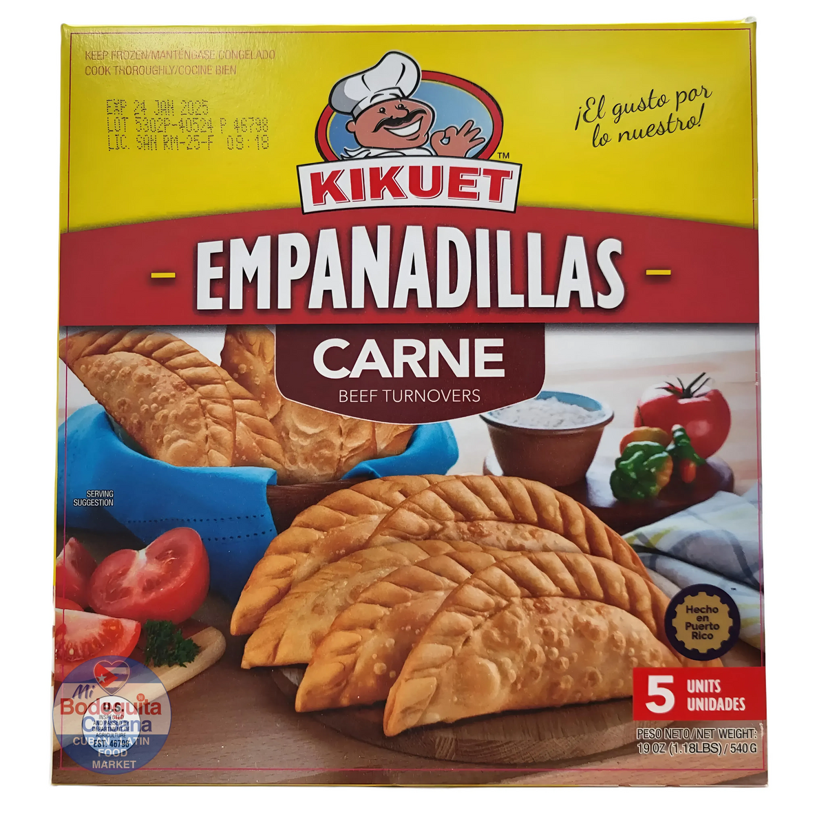 Kikuet Empanada Carne 5Ct