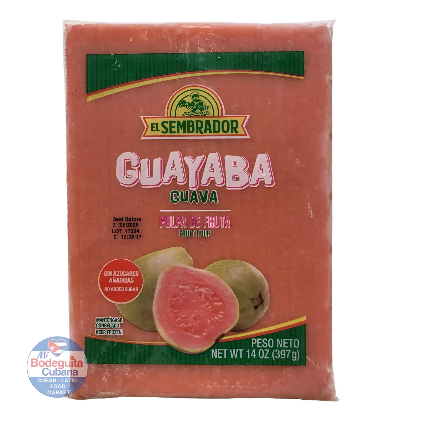 PULPA DE GUAYABA EL SEMBRADOR / 14 OZ