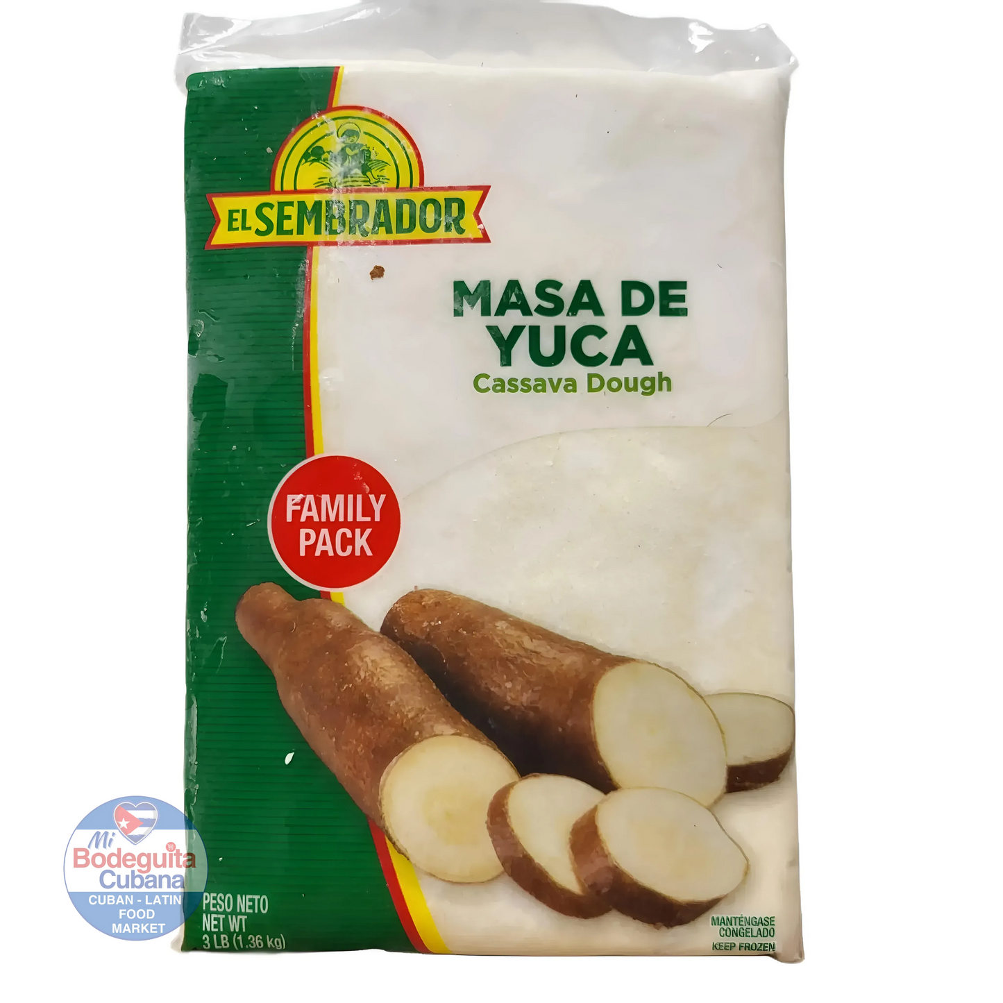 MASA DE YUCA EL SEMBRADOR / 3 LB