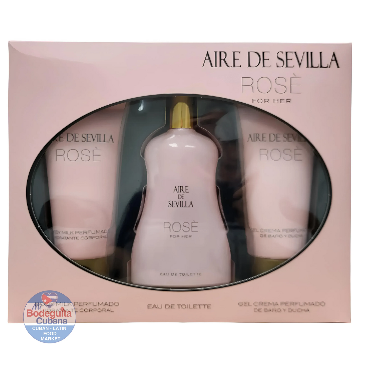 AIRES DE SEVILLA ROSA PARA ELLA SET 3 UD.