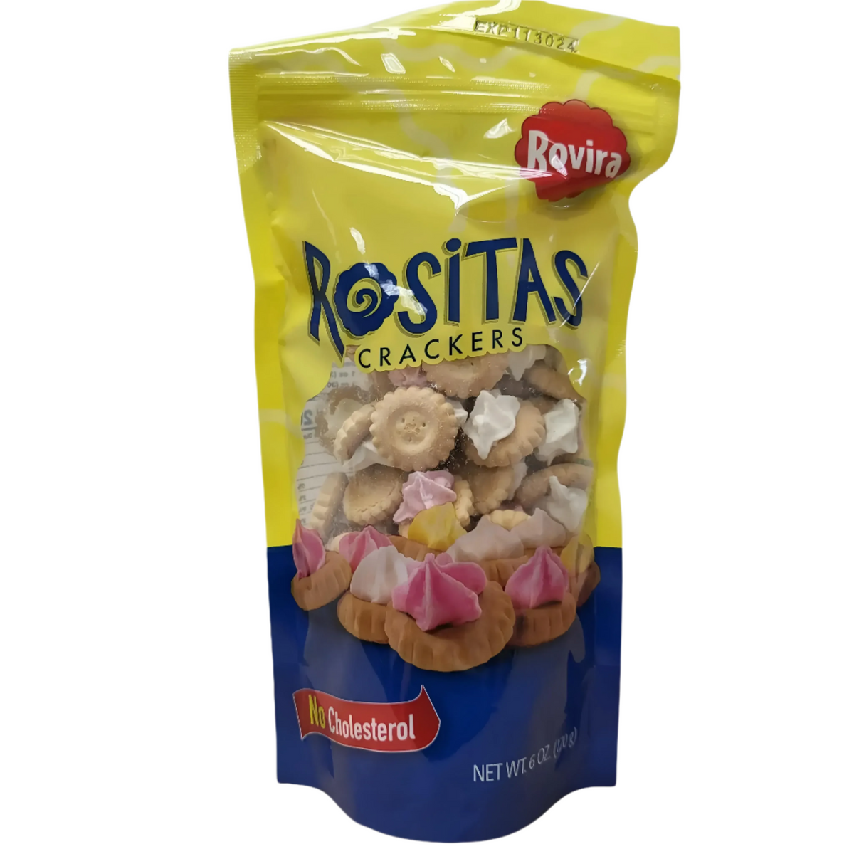 Galletas Rositas Con Merengue Rovira - 6Oz