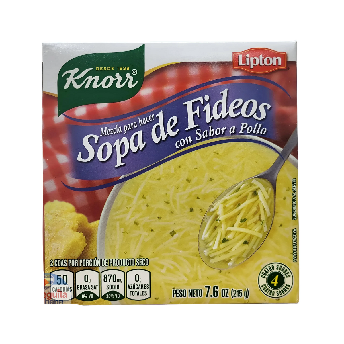 Knorr Sopas Con Sabor A Pollo 4Ct