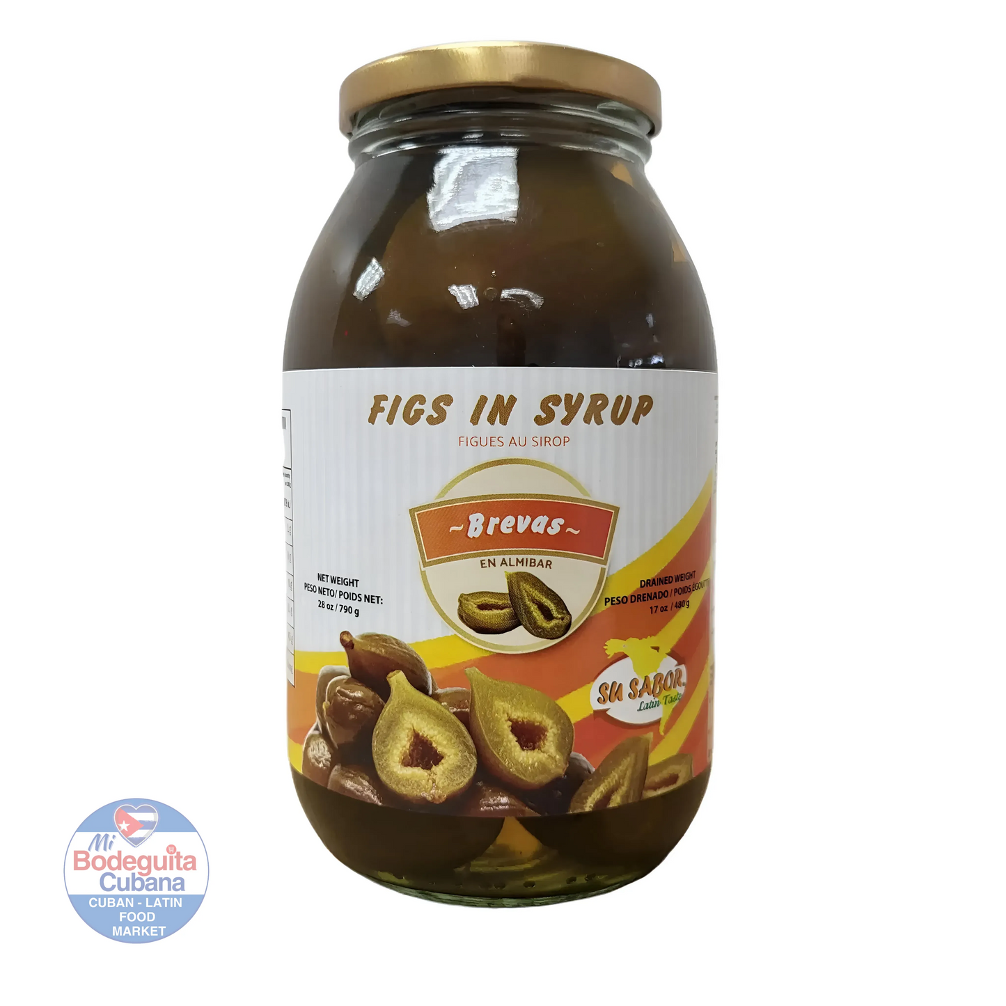 BREVAS EN ALMÍBAR SU SABOR 28 OZ