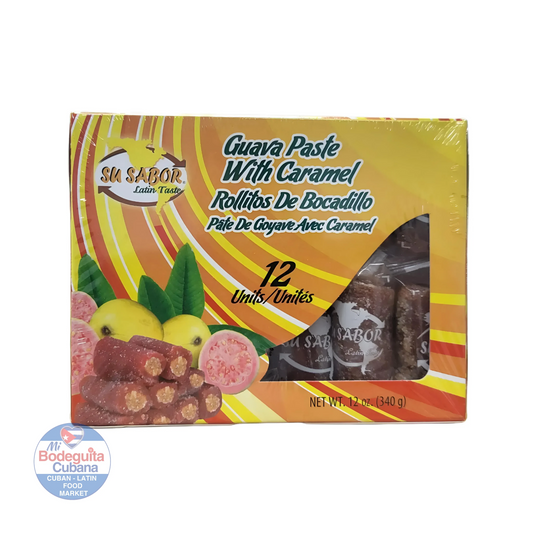 BOCADILLO ROLLITOS CON AREQUIPE SU SABOR 340 GRM