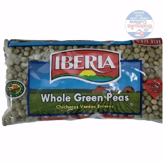 IBERIA CHICHAROS ENTEROS VERDES EN BOLSA / 12 OZ