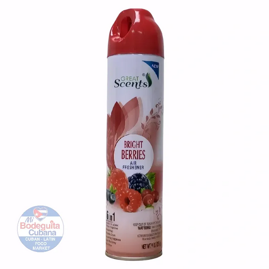 AMBIENTADOR SPRAY GREAT SCENTS BRIGHT BERRIES / 9 OZ