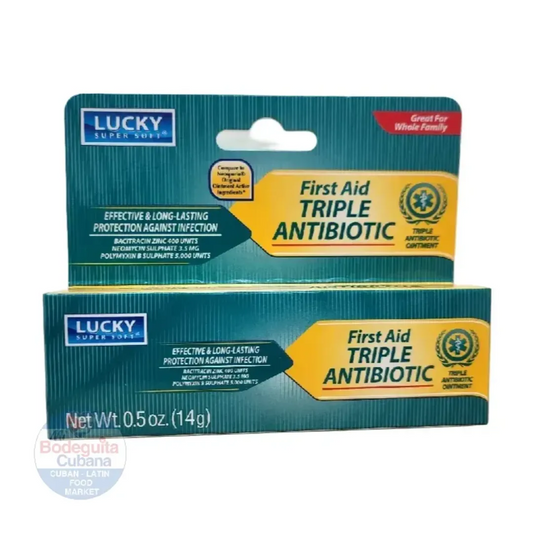CREMA TRIPLE ANTIBIOTICO - LUCKY / 0.5 OZ
