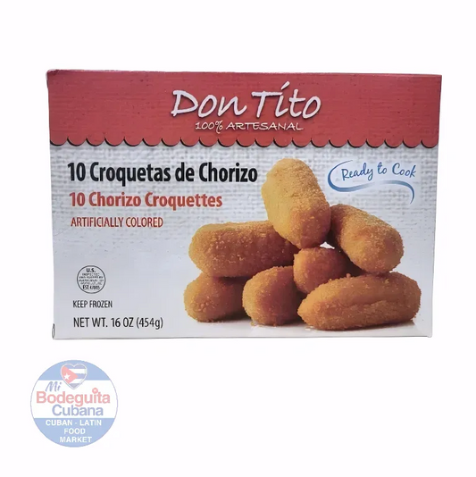 CROQUETAS DE CHORIZO DON TITO / 10 CT