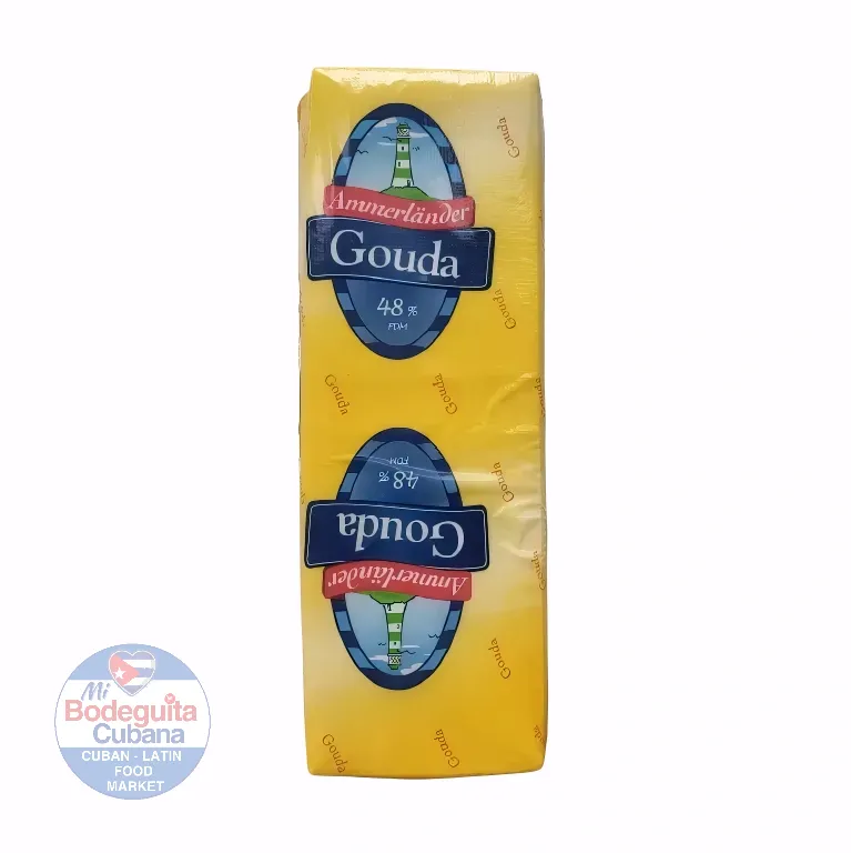 QUESO GOUDA AMNERLANDER EN BARRA (7.5LB LB APROX)