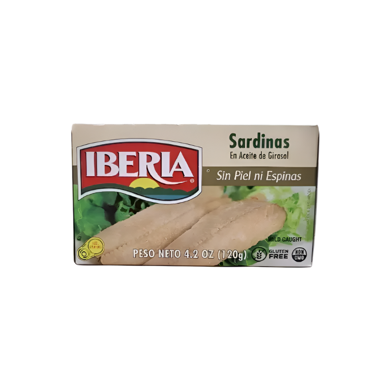 Iberia Sardinas En Aceite Vegetal / 4.2 Oz