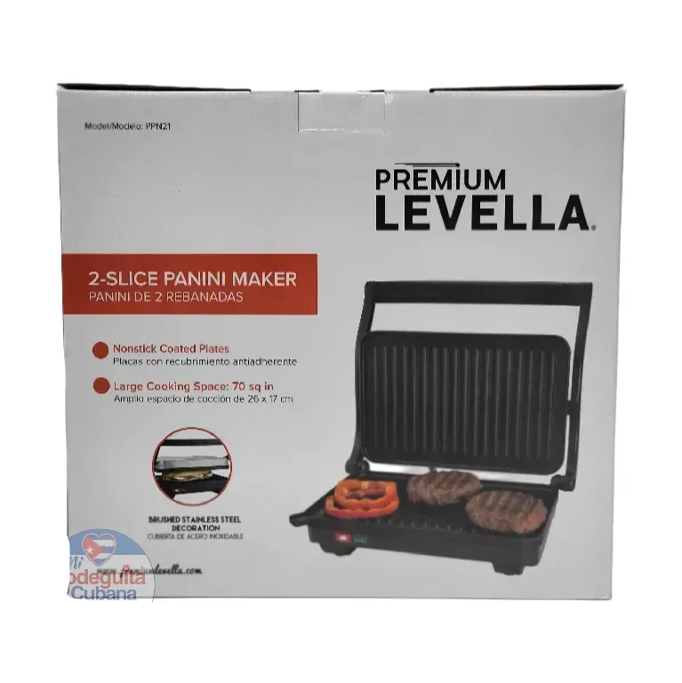 Tostadora De Pan Electrica Con Parrilla Levella - Ppn21