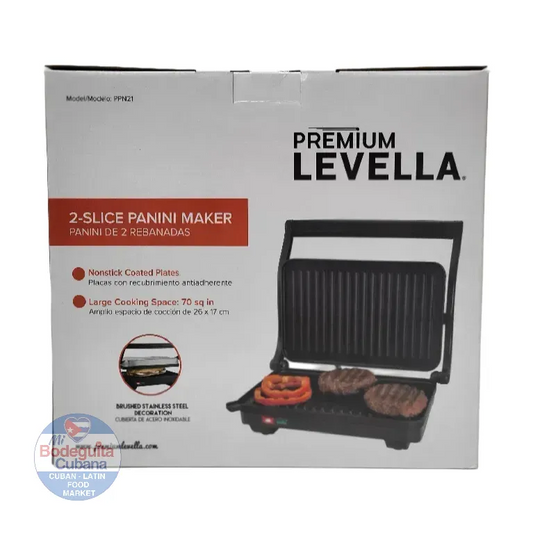 TOSTADORA DE PAN ELECTRICA CON PARRILLA LEVELLA - PPN21