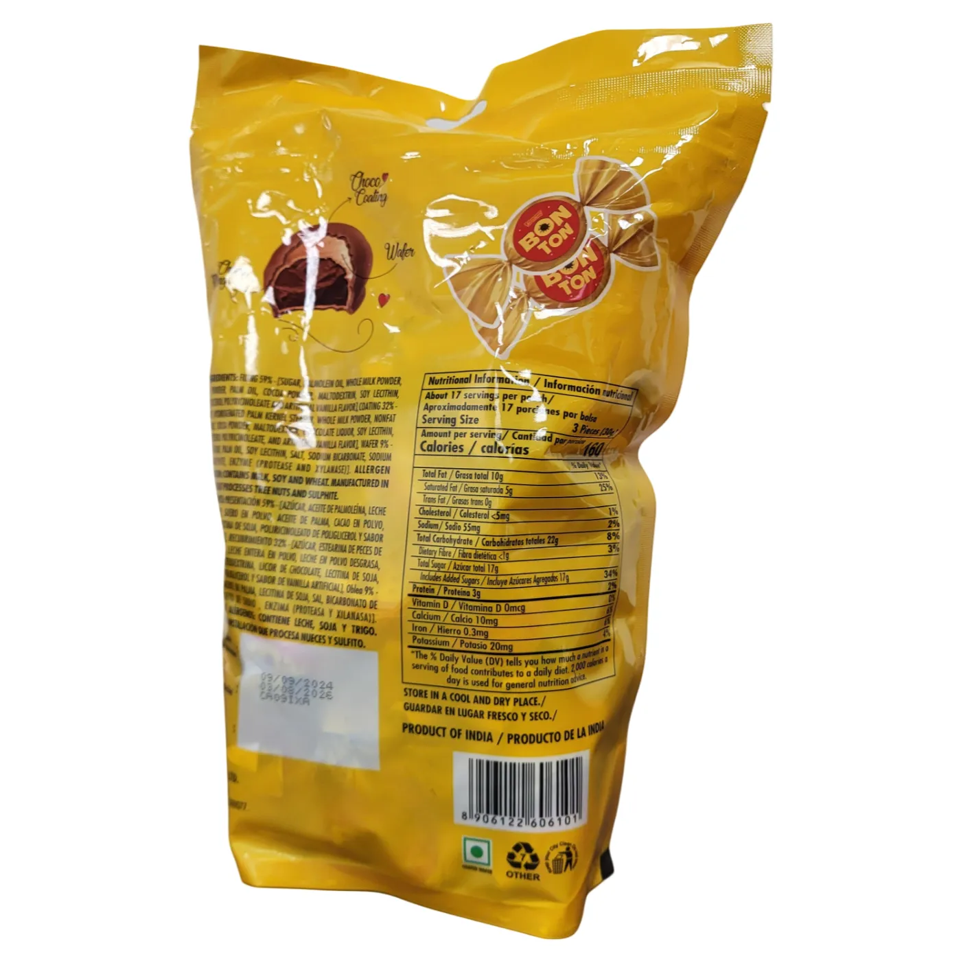 Bombones de Chocolate Bon Ton - 17.6 Oz