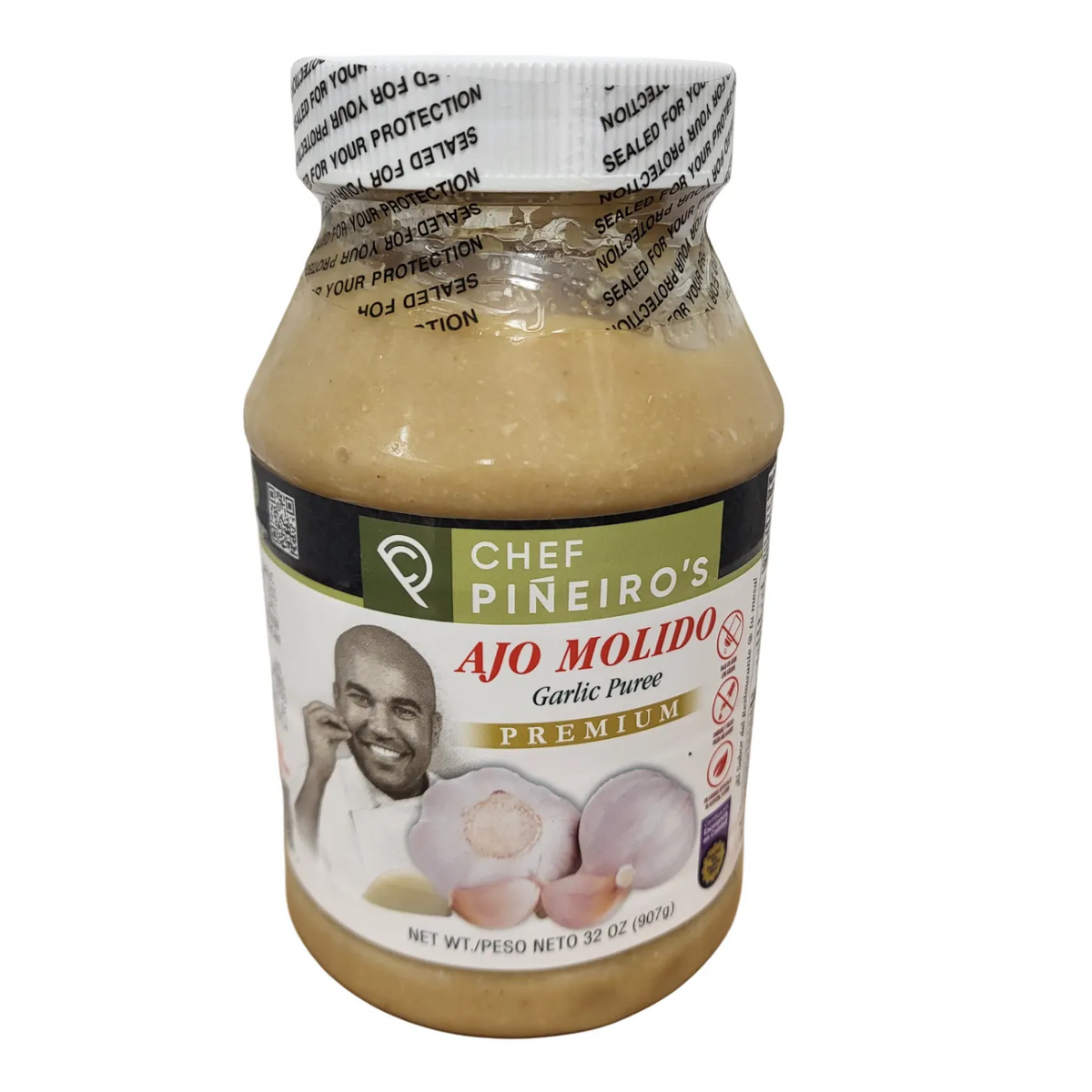 Ajo Molido Premium  Chef Pineiro 32 Oz