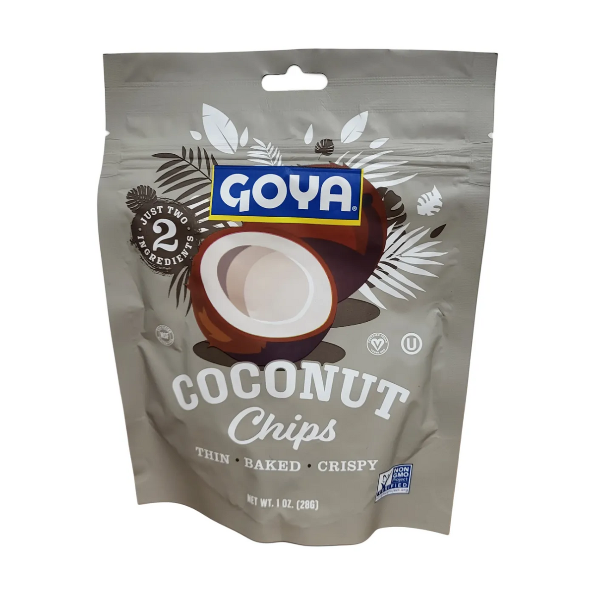 Chips De Trocitos De Coco Goya / 1 Oz