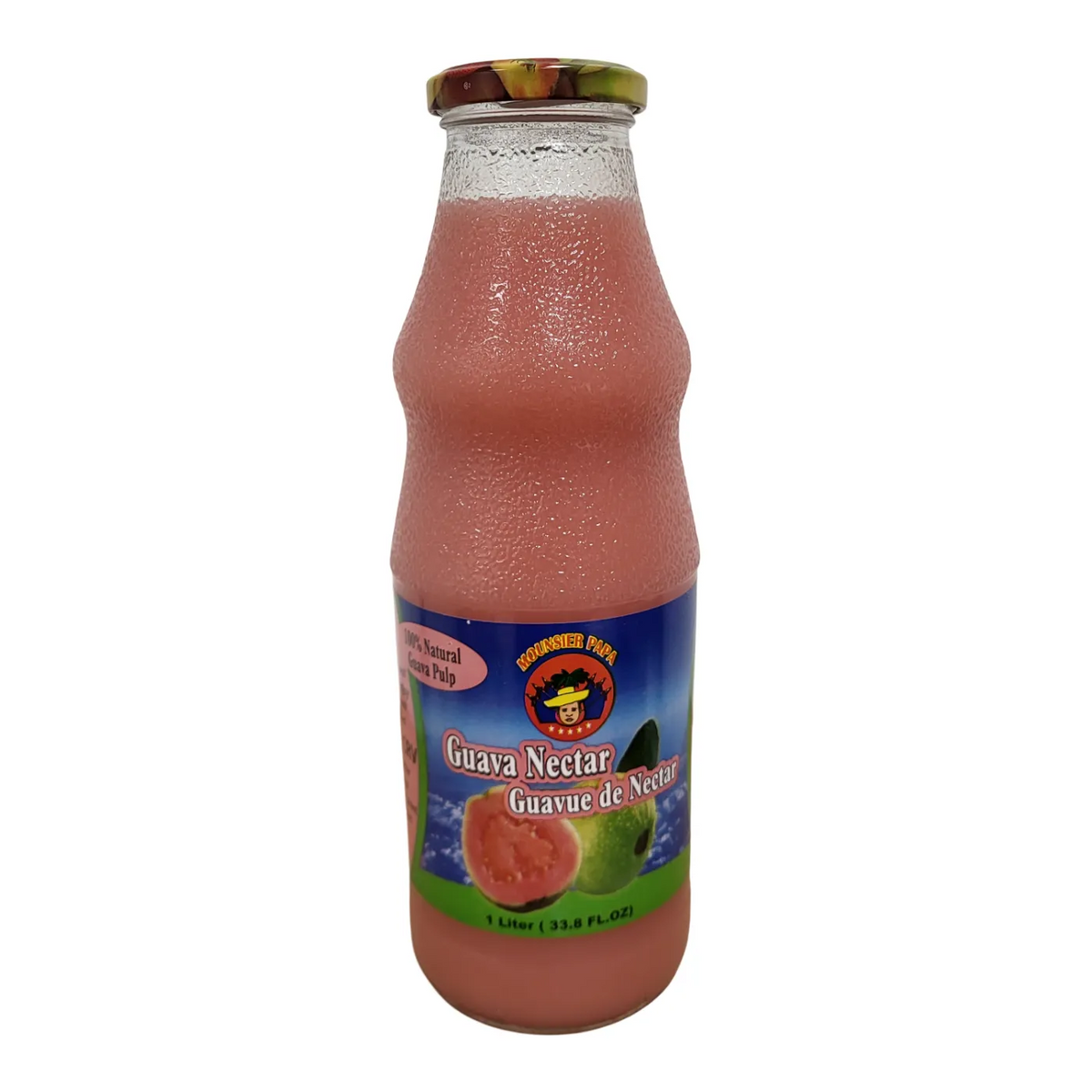 Jugo Guayaba Nectar Mounsier Papa / 1 LT Glass
