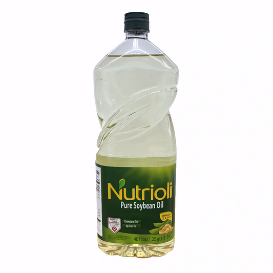 Aceite De Soya. 100% Puro Nutrioli - 40 Oz
