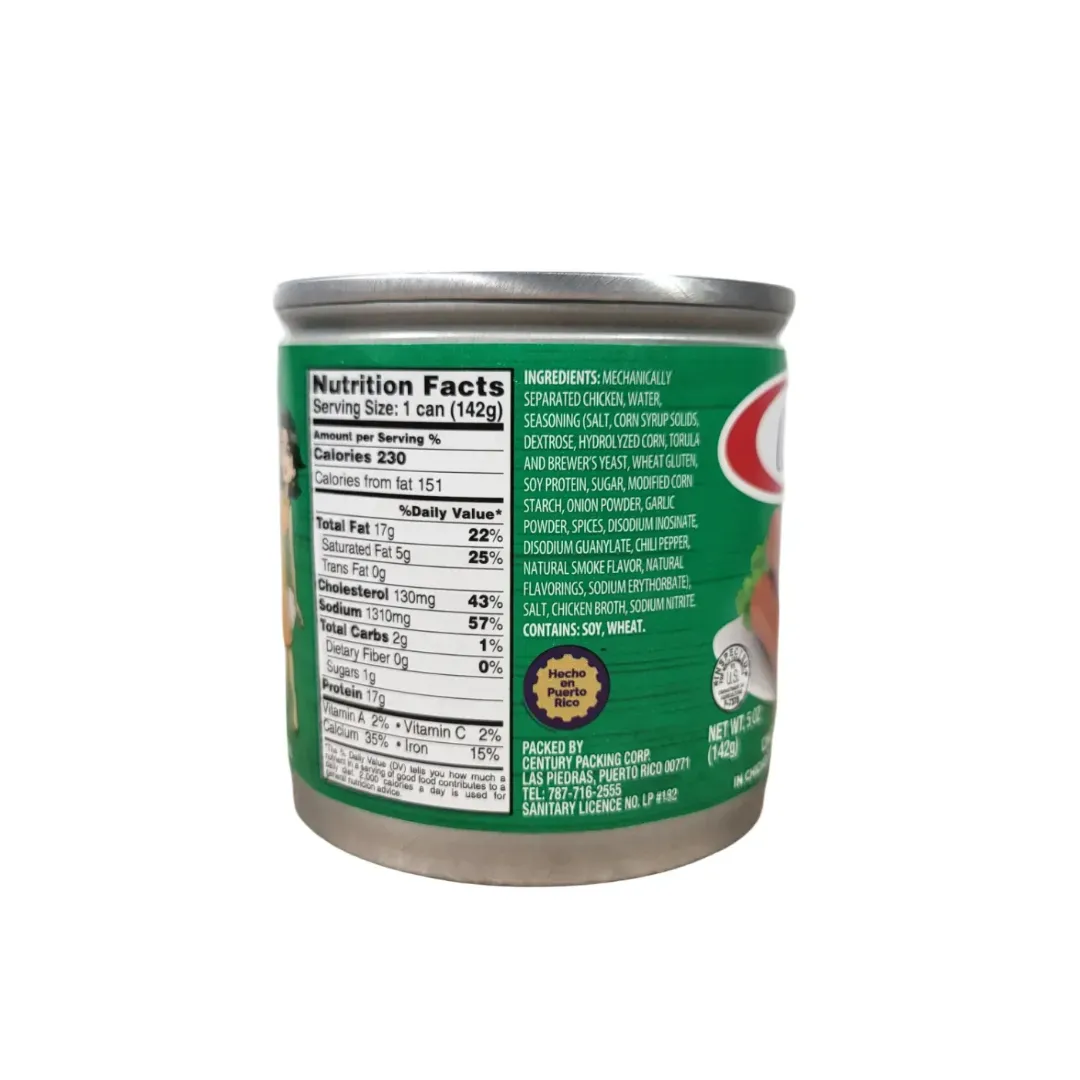 Salchicha De Pollo Carmela 5Oz