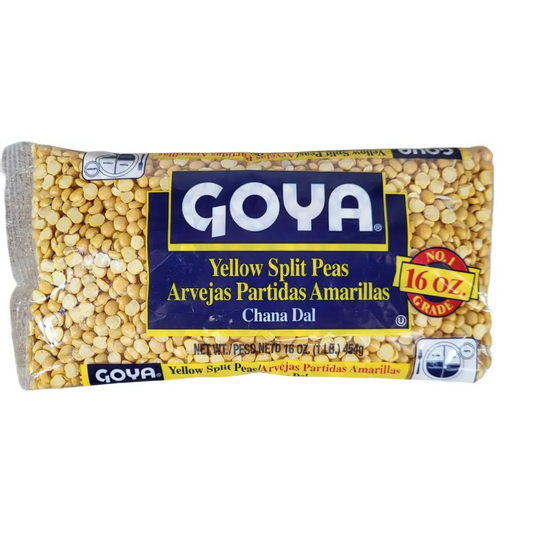 Chicharos Partidos Amarillos Goya 16 Oz