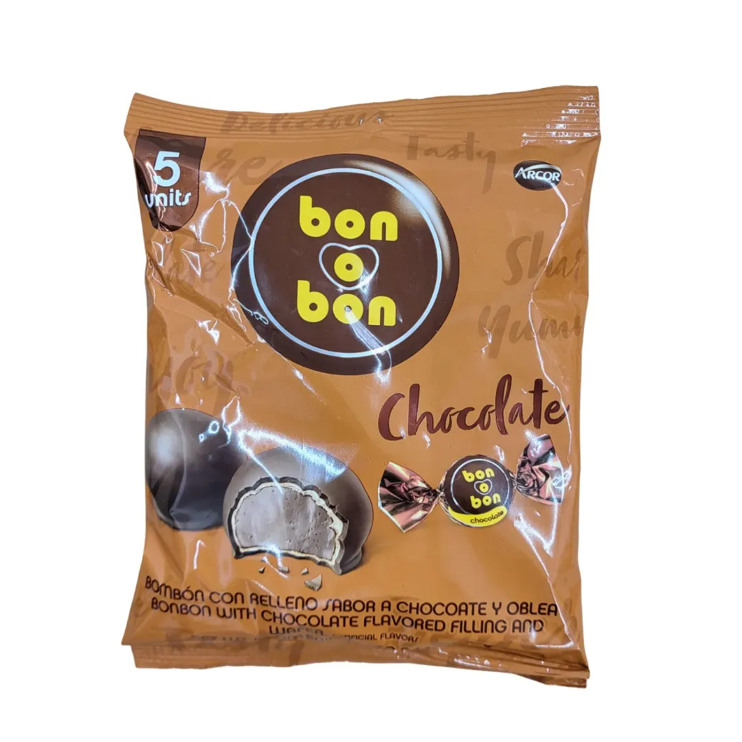 Bombones Chocolate en Bolsa Bon o Bon / 2.6 Oz