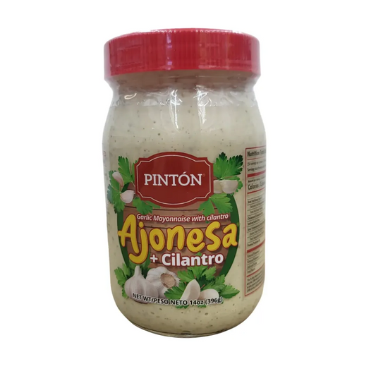 Mayonesa con Ajo y Cilantro Pinton / 14 Oz
