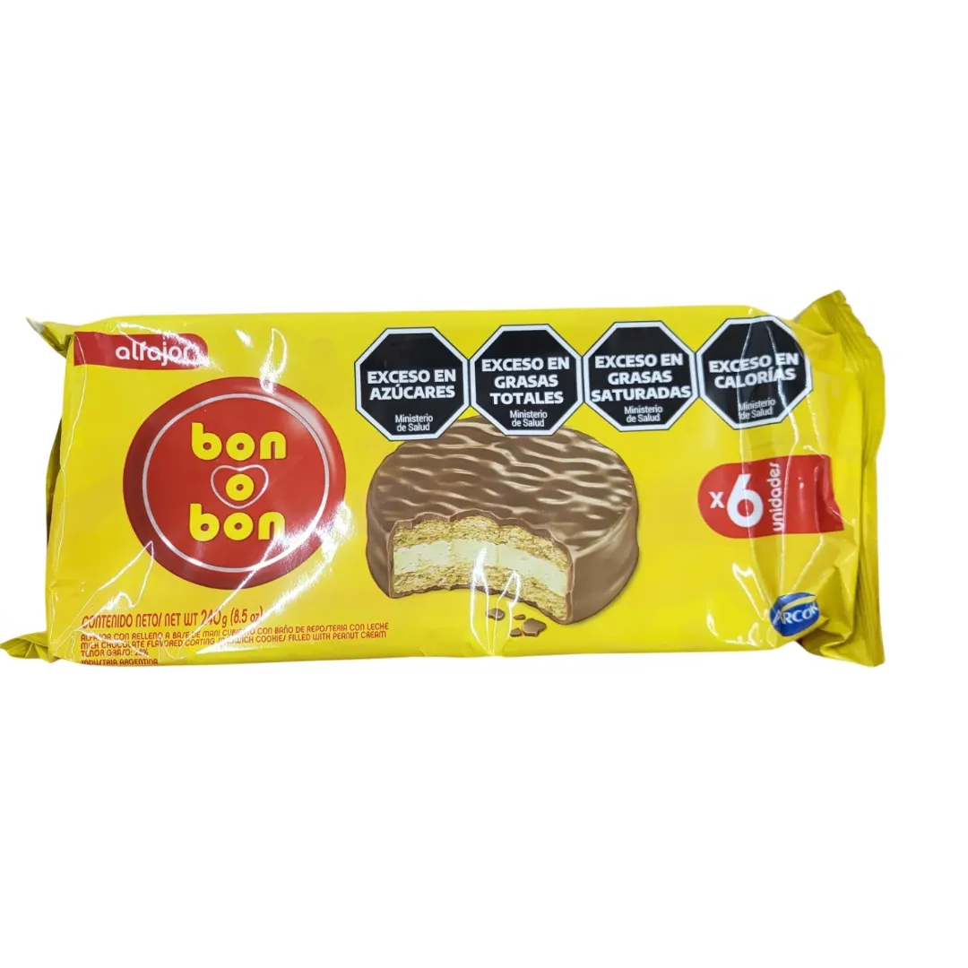 Alfajores Bon o Bon Arcor / 6 Ct