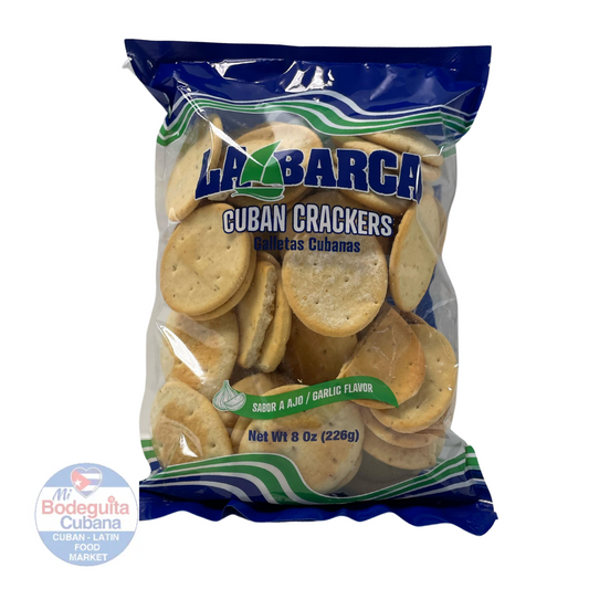 GALLETAS LA BARCA CON AJO / 8 OZ