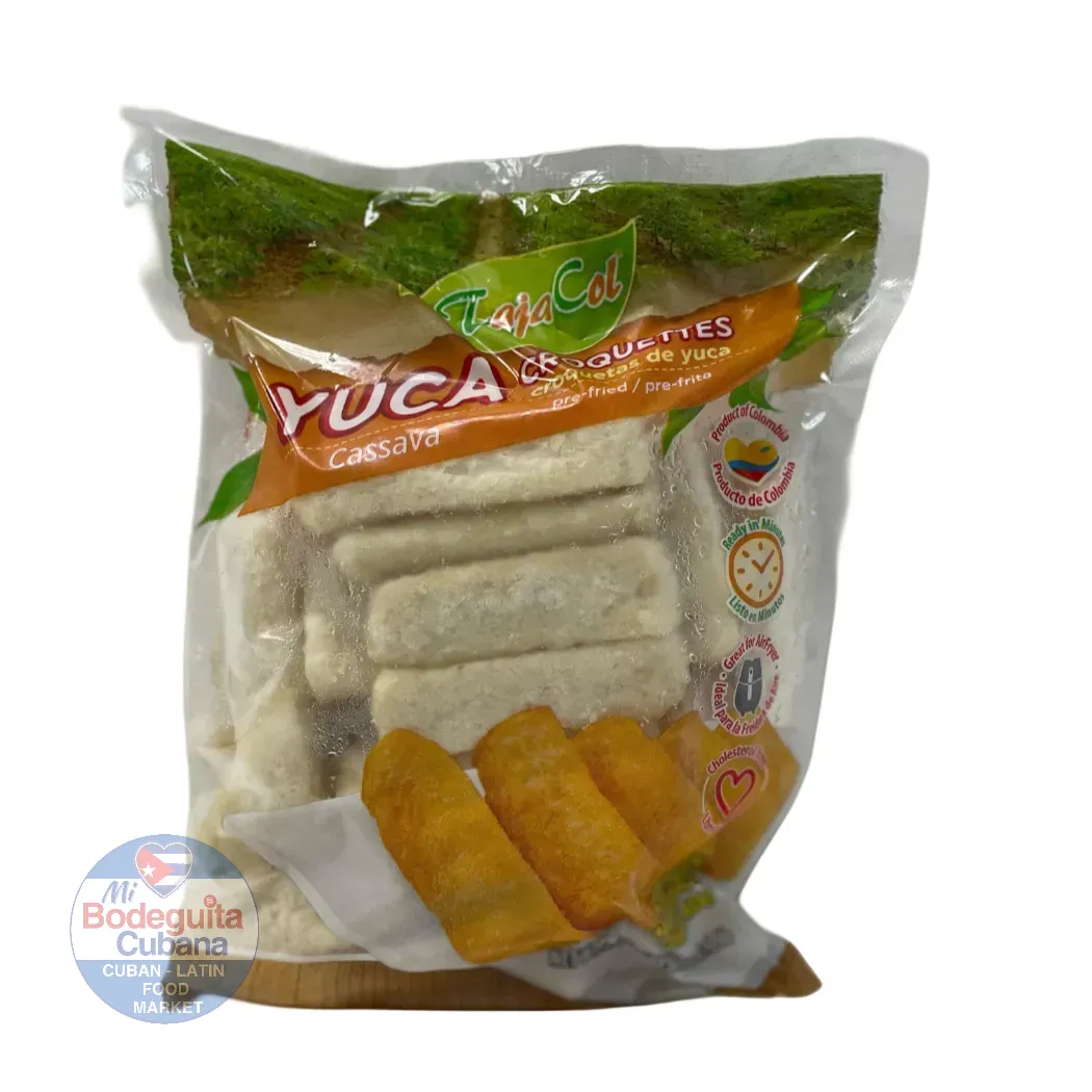 CROQUETAS DE YUCA PRE-FRITAS TAJACOL - 2 LB